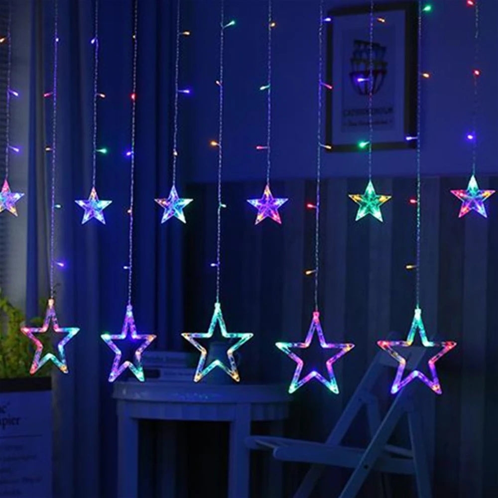StellaGlow 3.5M LED IJskristal Slingerlicht - buitenverlichting - close-up