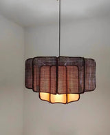 Japanse Wabi Sabi Boheemse Rotan Hanglamp