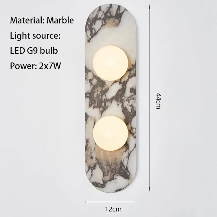 LumaVante Marbela LED Wandlamp - wandlamp - afmetingen