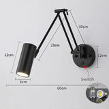 LUXARM Verstelbare Wandlamp met Lange Arm