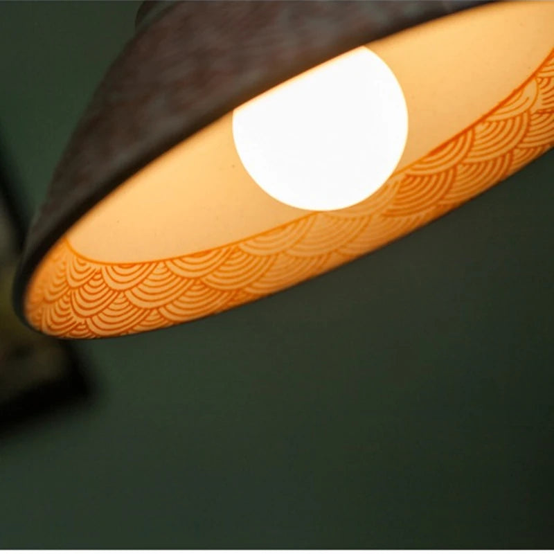 AuroraVerde Donkergroene Keramische Hanglamp - hanglampen - sfeerbeeld
