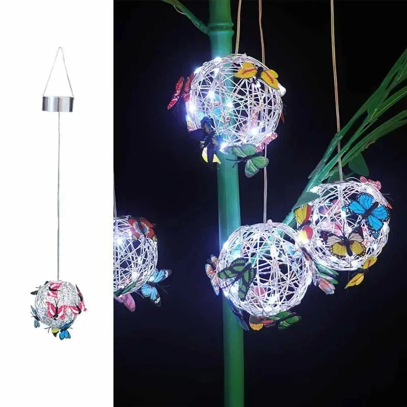SOLABLOOM Solar Vlinderbol Hanglamp - buitenverlichting
