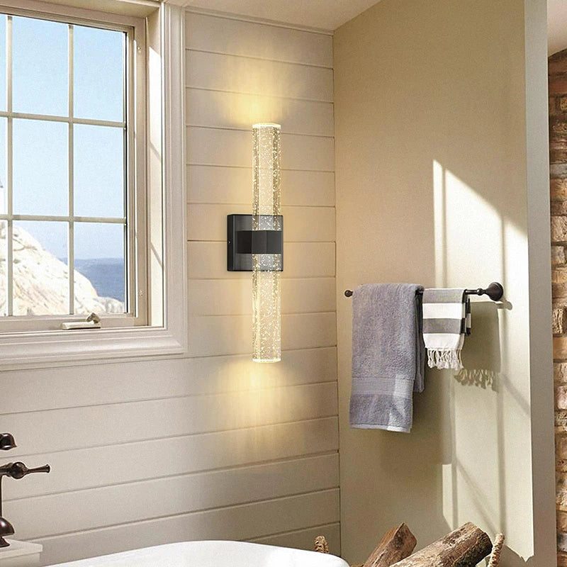 AuroraLux Bubble Wandlamp – Luxe Gouden LED - wandlamp - afmetingen