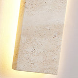 StoneGlow Recta – Moderne Wandlamp van Natuursteen
