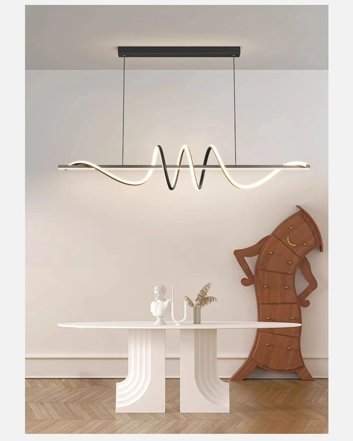 Moderne Dimbare LED Hanglamp - hanglampen - afmetingen