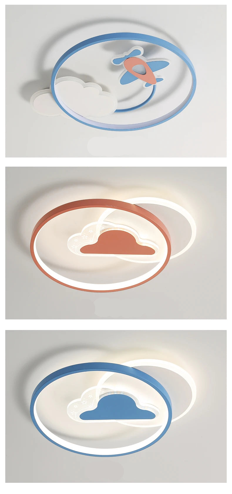 DreamGlow Dimbare Kinderkamer LED Plafondlamp met Afstandsbediening - plafondlampen - in de kamer