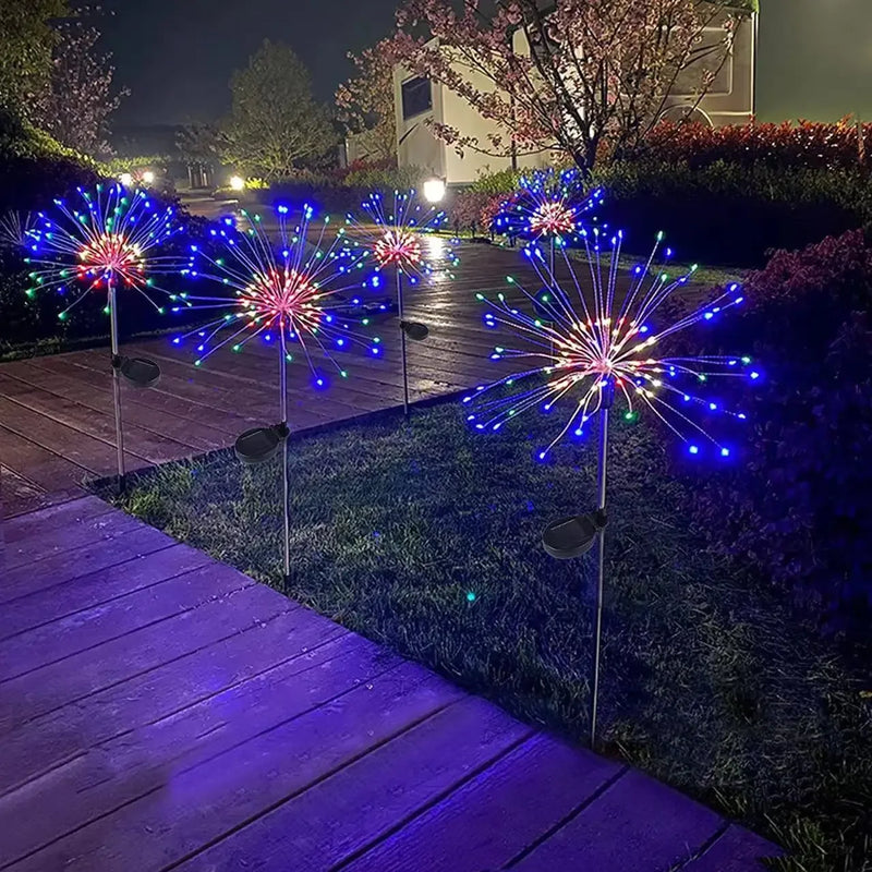 Solar LED Vuurwerk Kerstverlichting