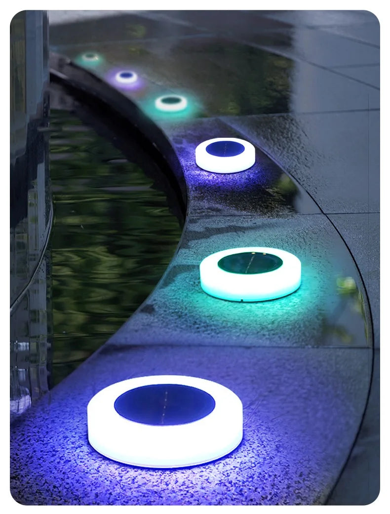 Moderne Zonne-Energie LED Tuinlamp - buitenverlichting - detail