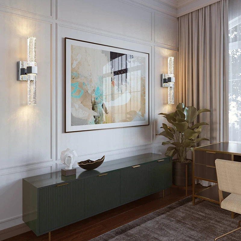 AuroraLux Bubble Wandlamp – Luxe Gouden LED