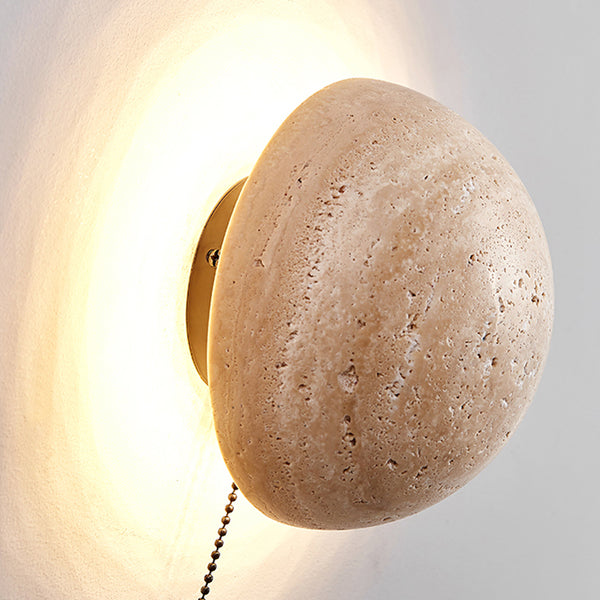 Wandlamp In Scandinavische Crèmestijl - wandlampen - gemonteerd