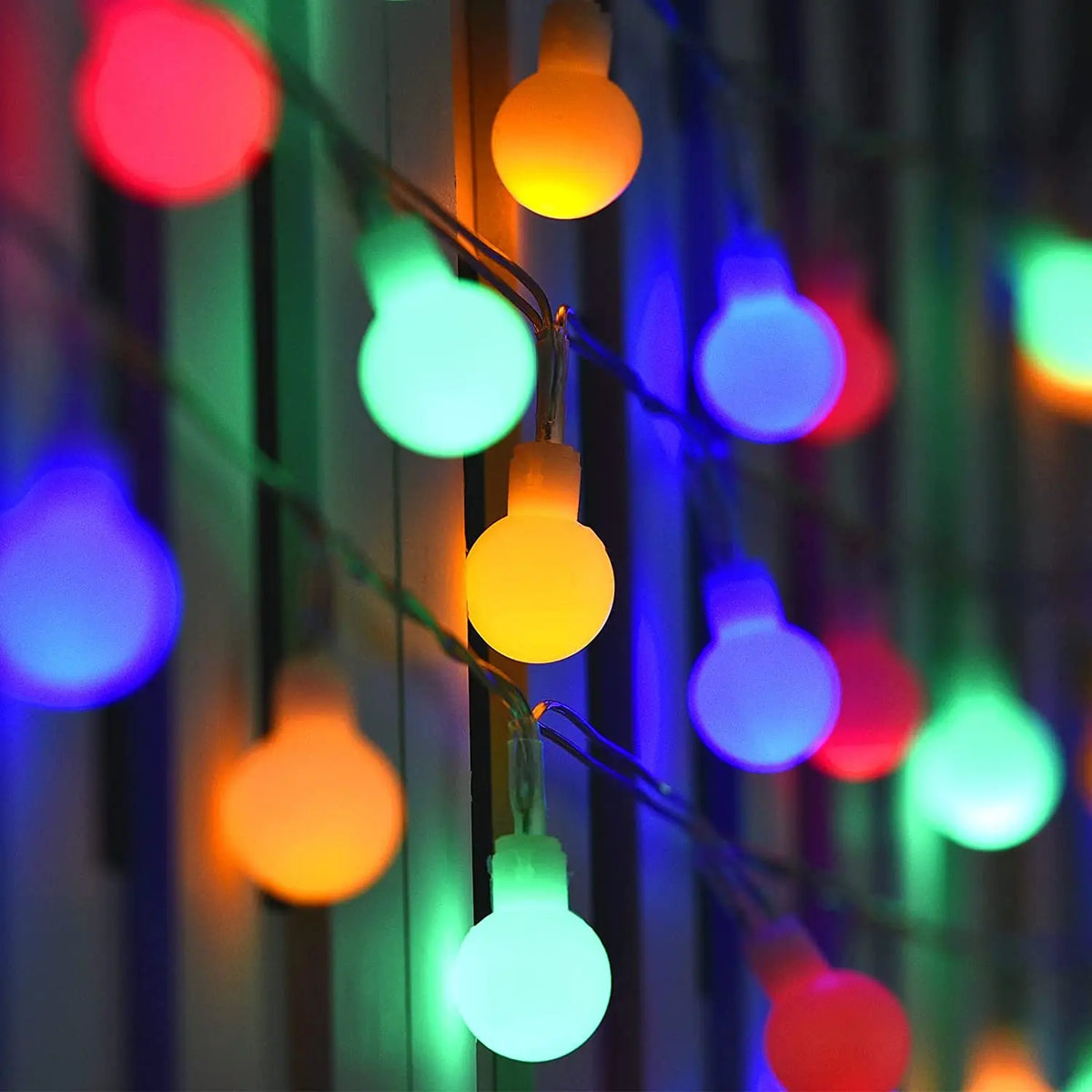 LumiGlobe 10M Kleine Bol Fairy Lights – USB/Batterij - hanglampen - gemonteerd