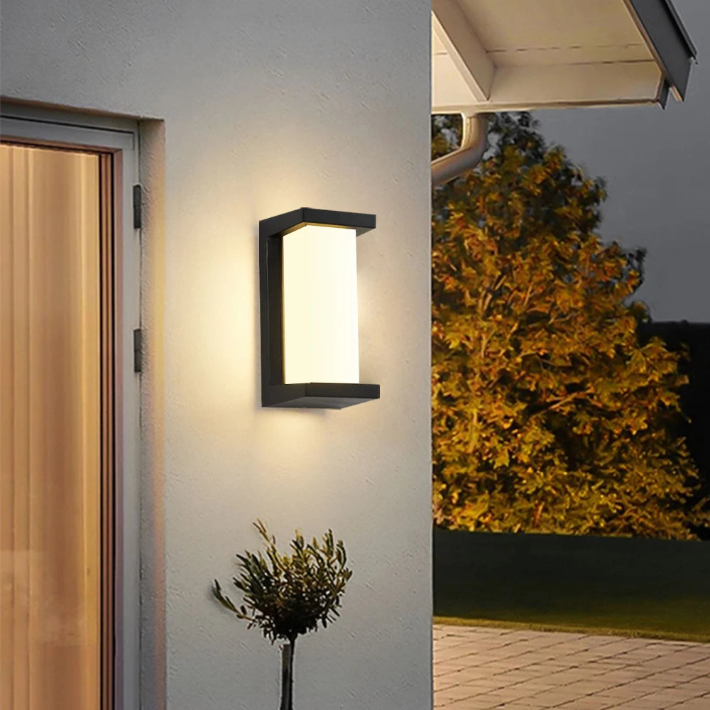 RAINFORCE IP65 LED Buitenwandlamp - buitenverlichting - sfeerbeeld