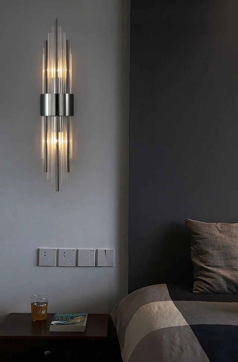 AuriLux Nordic Kristallen Wandlamp - wandlampen - detail