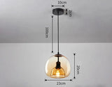 Aurora Glass Pendant Light