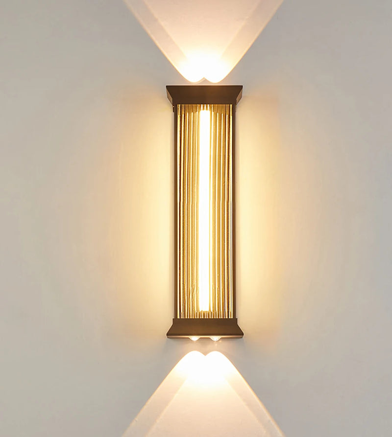 SteelLux LED Buitenlamp – Waterdichte RVS Wandlamp voor Tuin