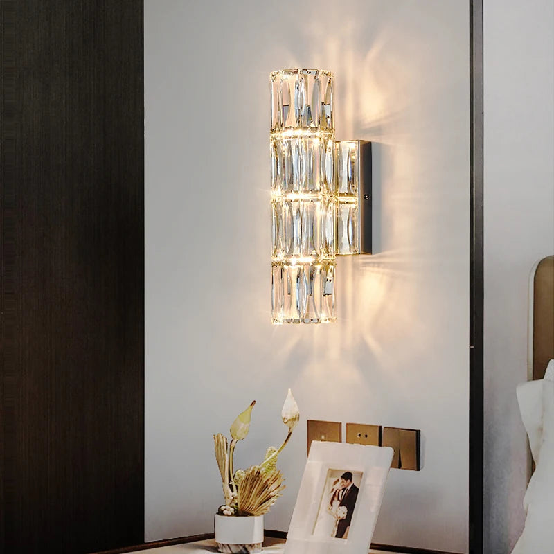 Moderne Luxe Kristallen Wandlamp - wandlamp
