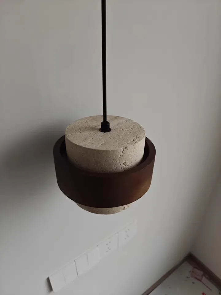 LumiStone Natuursteen LED Hanglamp - hanglampen - gemonteerd