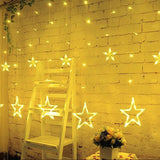 LumiSter 3.5M Sterren Gordijnverlichting – 138 LED Fairy Lights Kerstverlichting