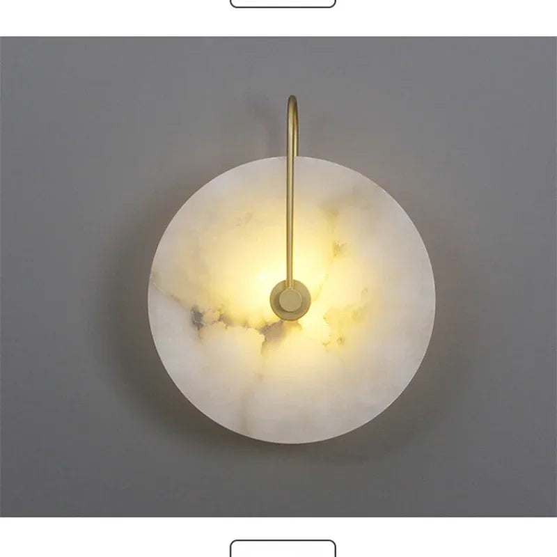 LunaGlow Nordic LED Wandlamp - wandlamp - afmetingen