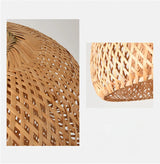 ZenWeave Bamboe Hanglamp – Handgeweven Oosterse Stijl voor Huis en Restaurant
