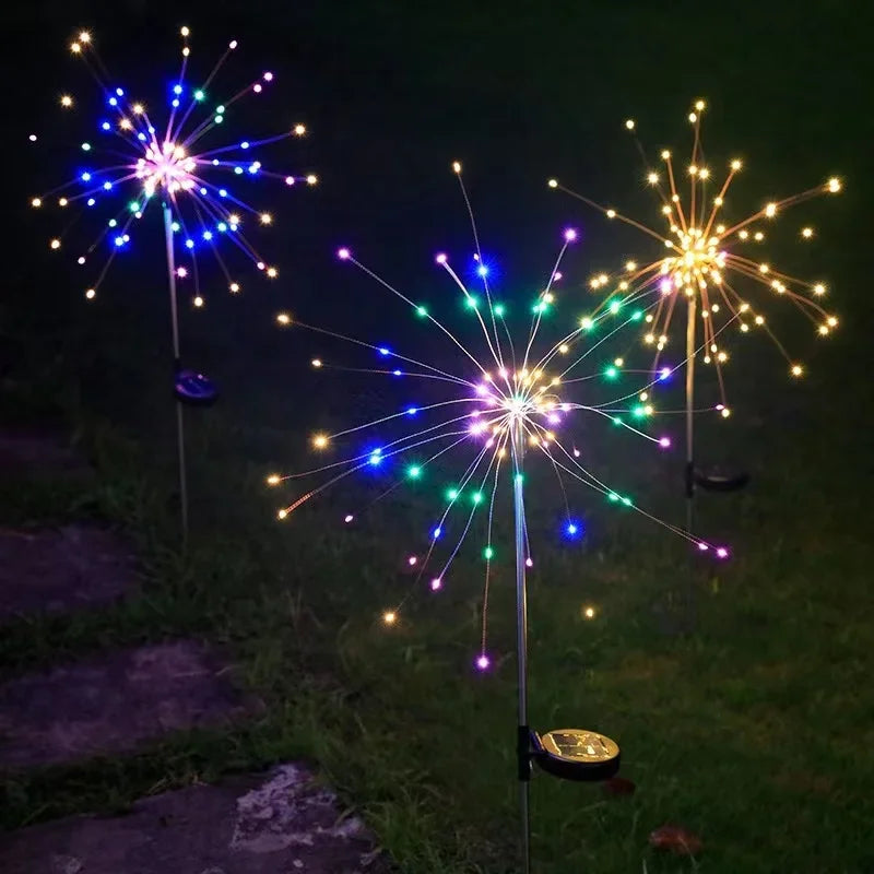 Solar LED Vuurwerk Kerstverlichting