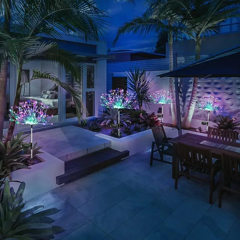 Solar LED Vuurwerk Kerstverlichting