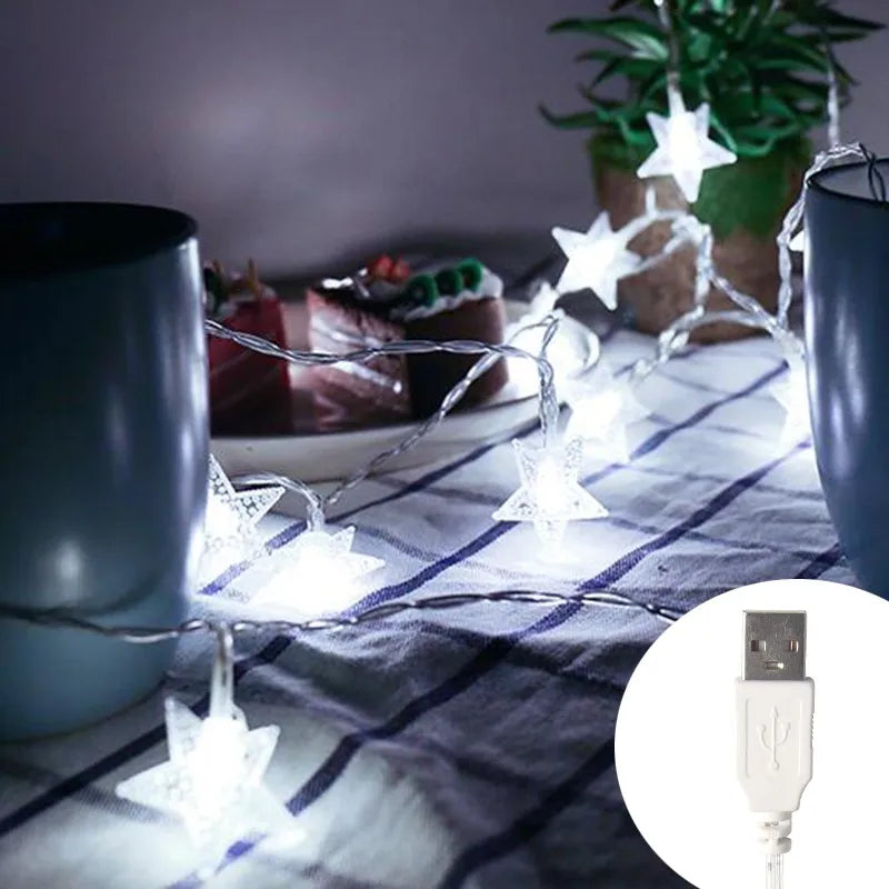 StellaGlow LED Sterren Sfeerverlichting – 51-100 LED’s Batterijgevoed - buitenverlichting - detail