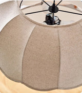 Nordic Wabi Glow – Minimalistische Wabi Sabi Linnen LED Hanglamp