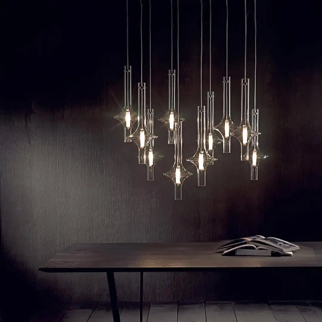 LuxuraSphere Postmoderne Nordic Glas Hanglamp - hanglampen - zijaanzicht