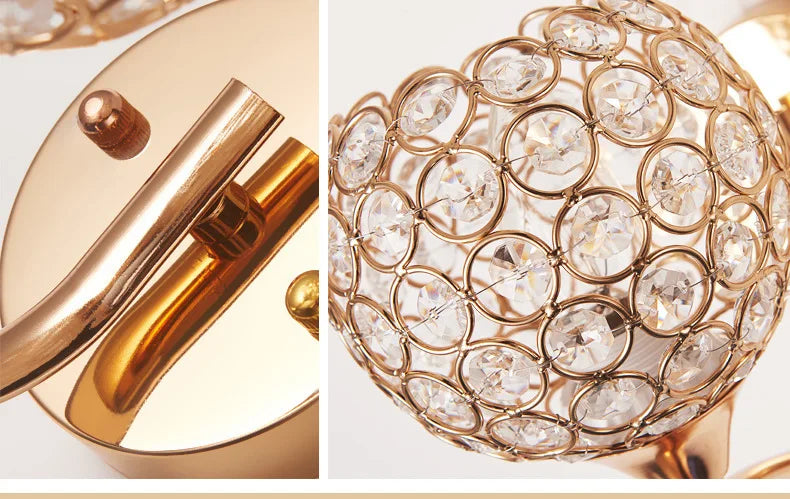 AureliaLux – Moderne Kristallen Wandlamp