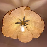LumaFlora Petal Light – Stoffen Kunst Hanglamp met Kleurrijke Bloembladen