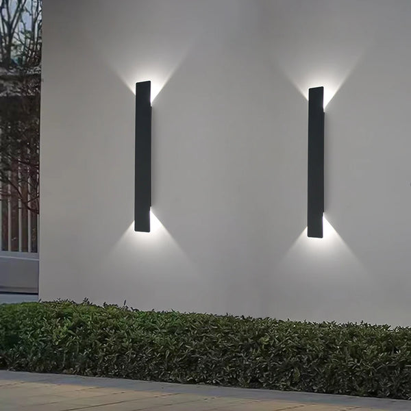 LumaShield Duo – LED Wandlamp Zwart & Wit