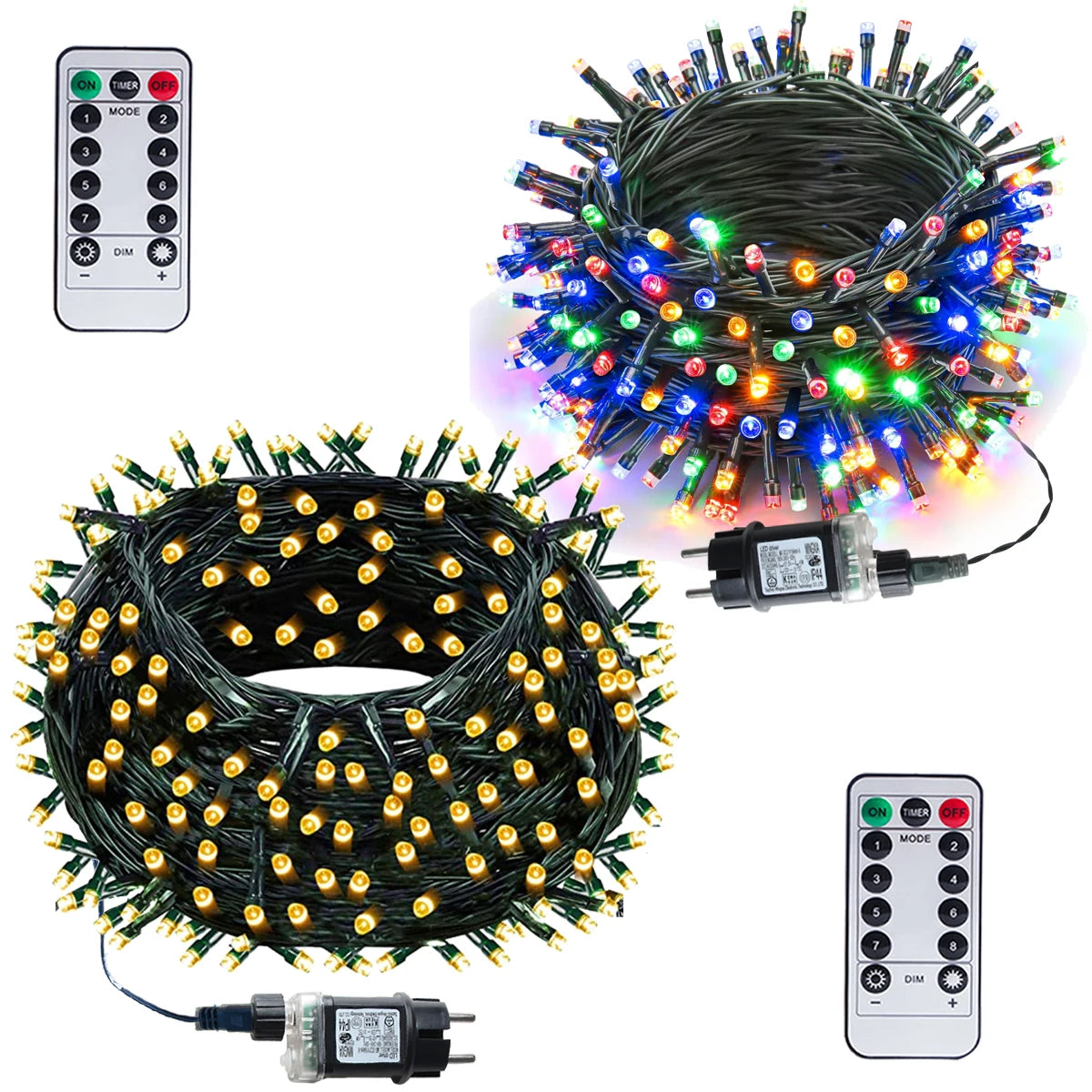 LumiFest 10M–100M LED String Fairy Lights - buitenverlichting - afmetingen