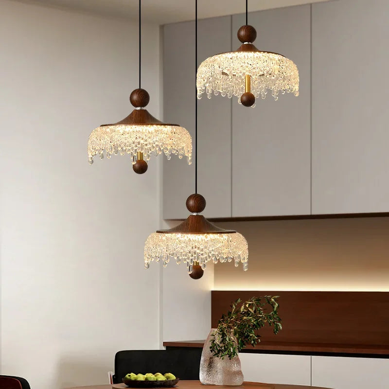 WalnoDrop Waterdruppel Hanglamp - plafondlamp - detail