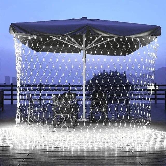 LED Kerstverlichting Netvormig - buitenverlichting - gemonteerd
