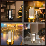 LumiCrystal Oplaadbare LED Tafellamp met Touch