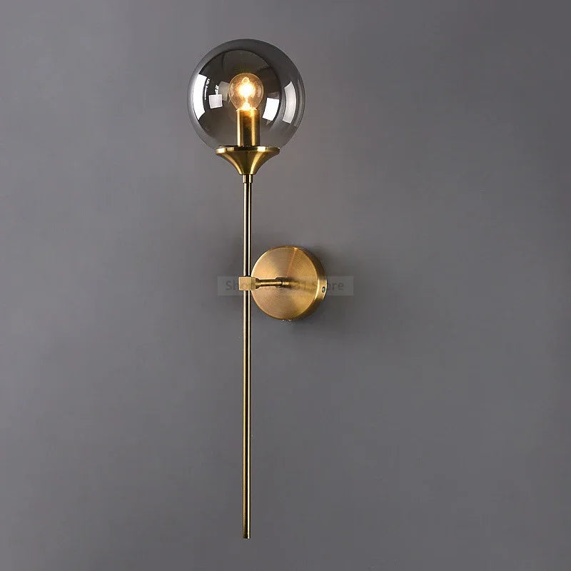 NordicGlow Moderne Gekleurde Glas Wandlamp - wandlamp