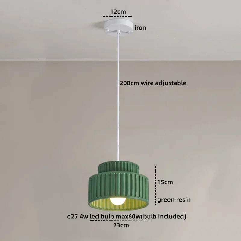 LumiCream – Nordic Moderne LED Hanglamp - plafondlampen - afmetingen