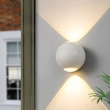 Balvorm Aluminium Wandlamp