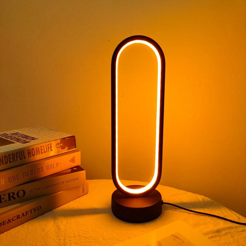 LunaHalo – Luxe Dimbare LED Ringlamp voor Slaapkamer en Woonkamer