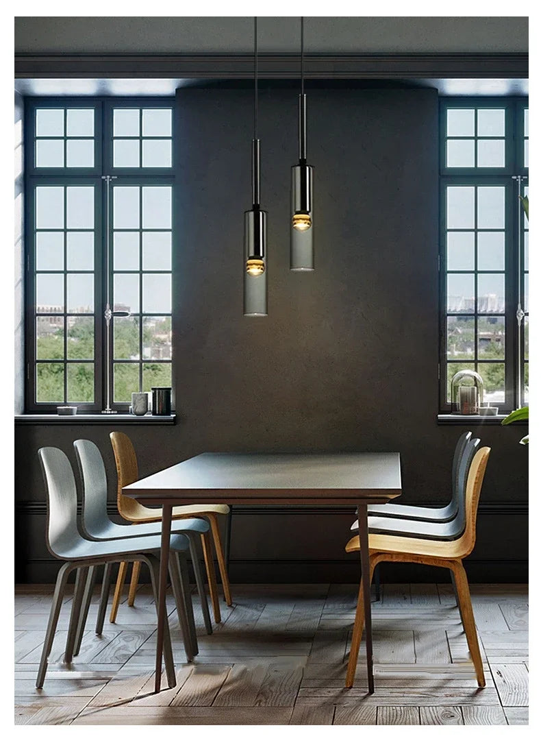 Nordic LumiSphere – Minimalistische Glazen LED Hanglamp - hanglampen - detail