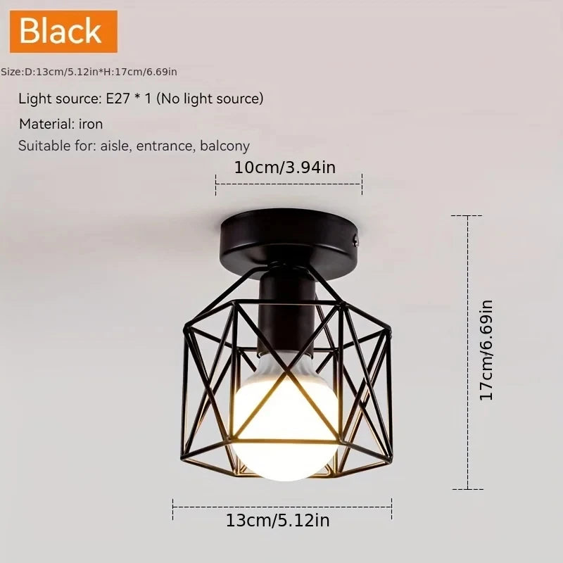 LumiCore Moderne IJzeren Flush Mount Kroonluchter - hanglampen - zijaanzicht