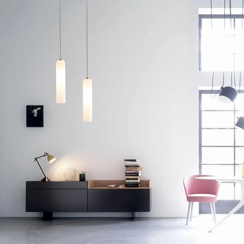 Luminara Nordic Glass Pendant Light - hanglampen - in de kamer