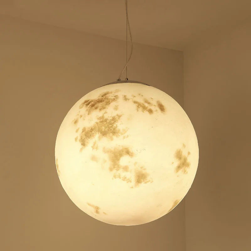 LunaNord – Scandinavische Volle Maan Hanglamp - hanglampen - detail
