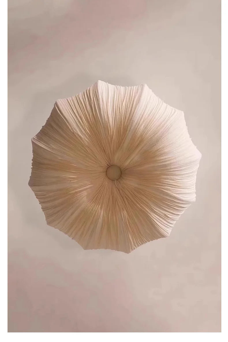 KumoWabi Japanse Wabi-Sabi Stoffen Hanglamp - plafondlamp - gemonteerd
