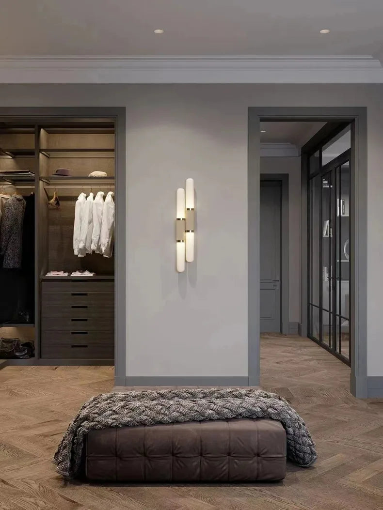 AuroraNord Luxe Wandlamp – Moderne LED Designlamp voor Slaapkamer, Restaurant & Woonruimte - wandlamp - gemonteerd