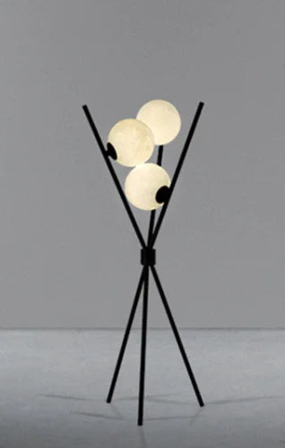 LunaGlow 3D Maan Vloerlamp – Elegante LED Tripod Lamp voor Woonkamer, Slaapkamer & Studieruimte