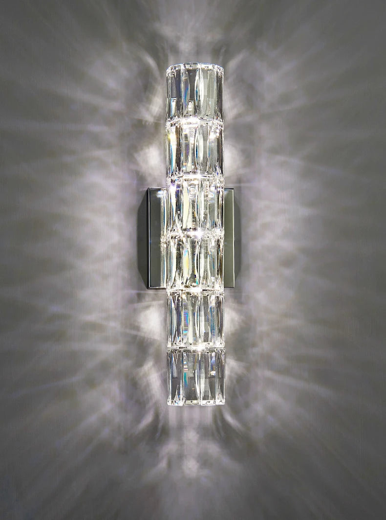 Moderne Luxe Kristallen Wandlamp - wandlamp - close-up