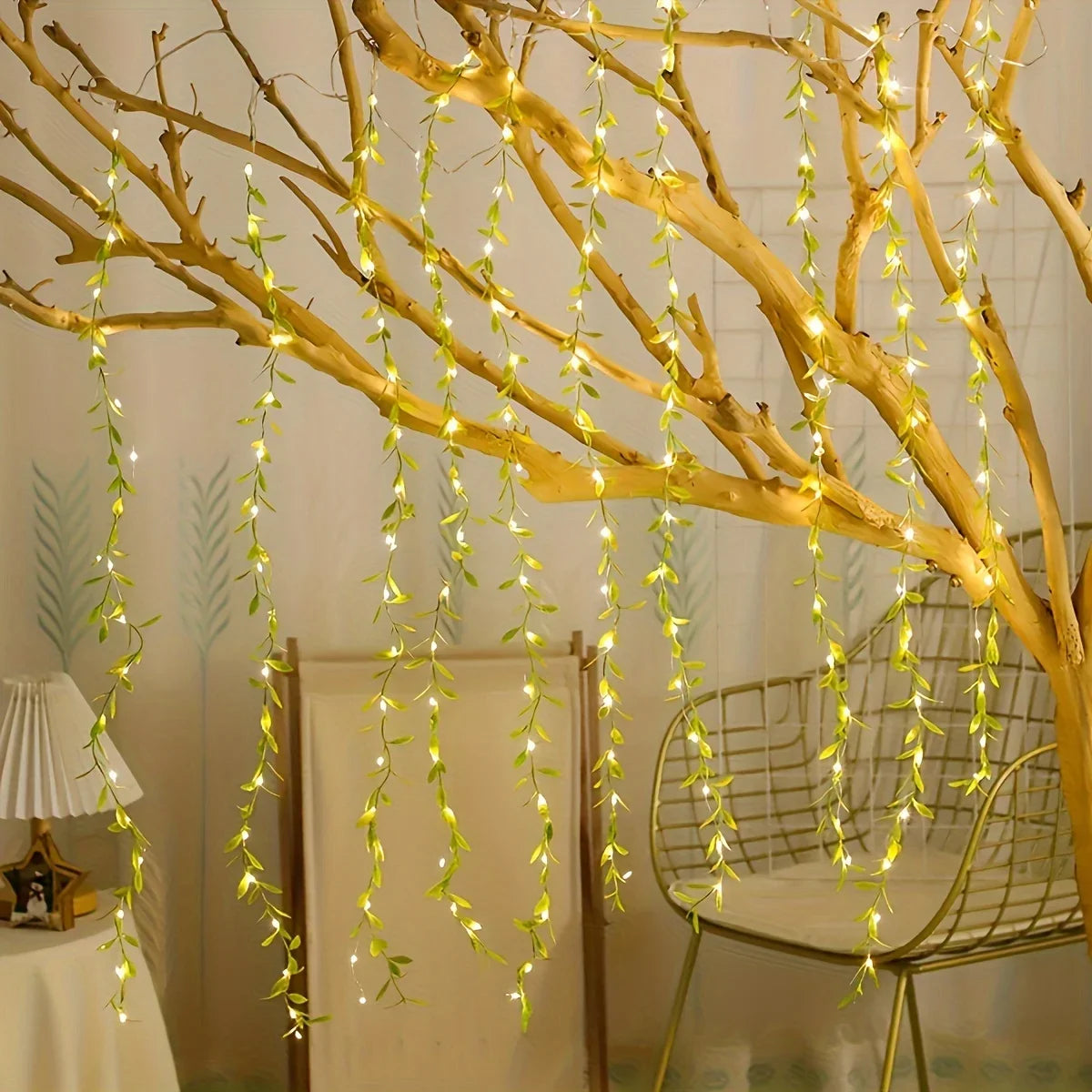 LeafLuma 2M LED Slinger met Bladdecor - buitenverlichting - detail