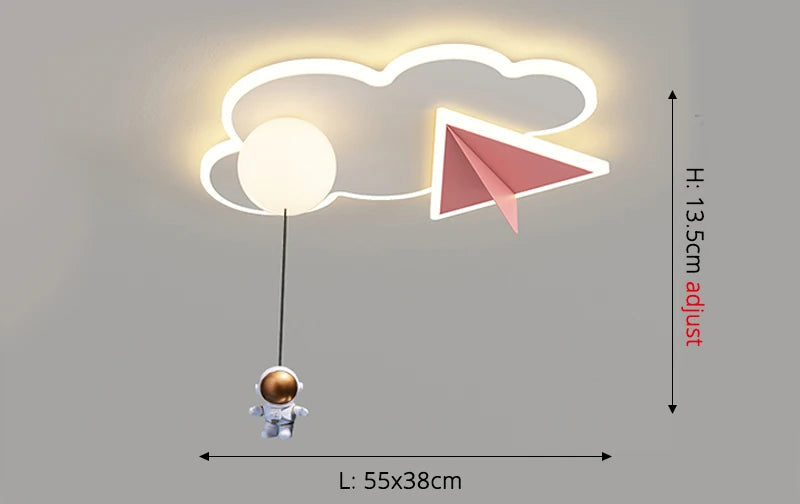 CosmoGlow Astronaut Wolkenplafondlamp